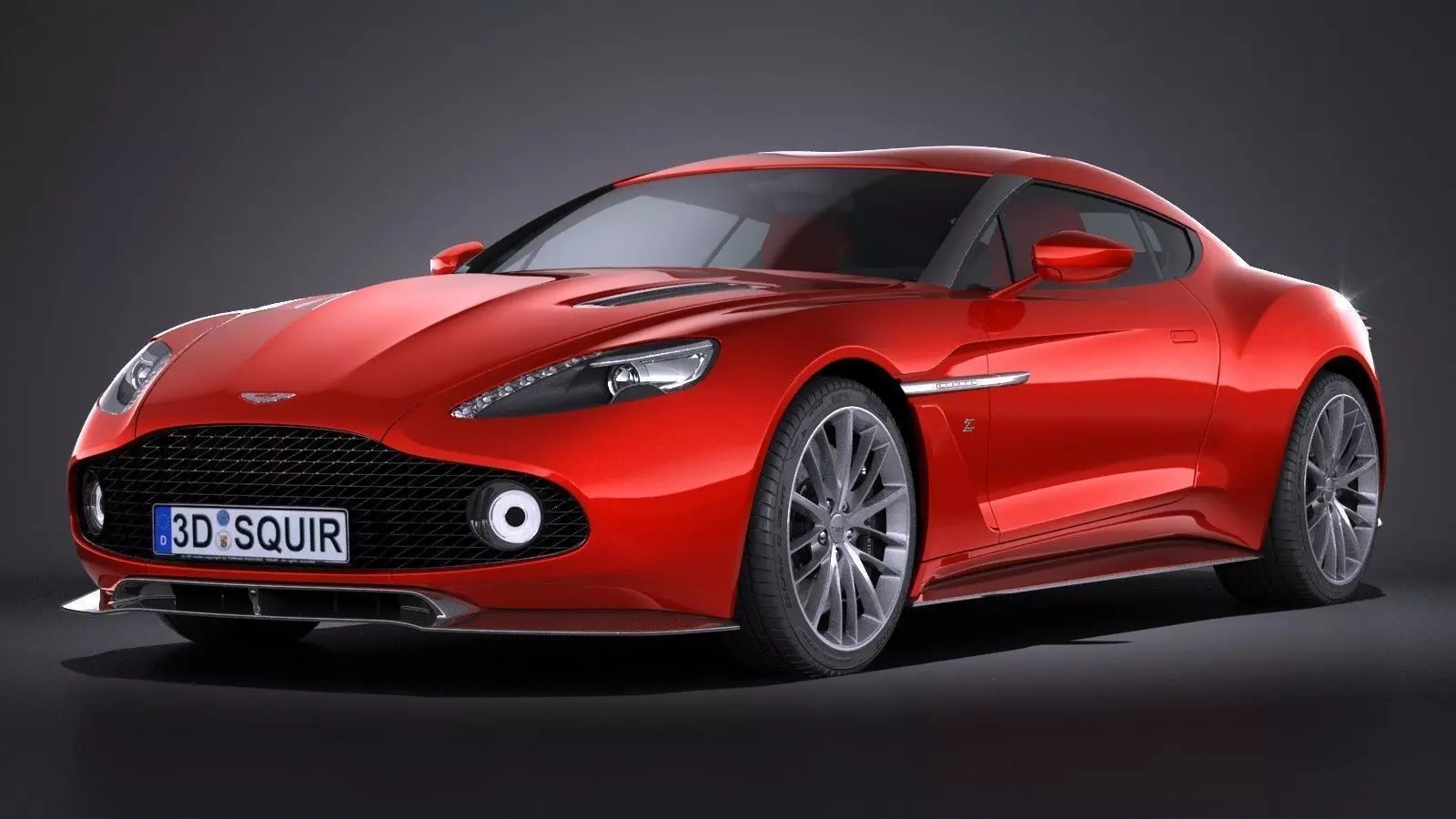 Aston Martin Vanquish Zagato 2017 3D model_0