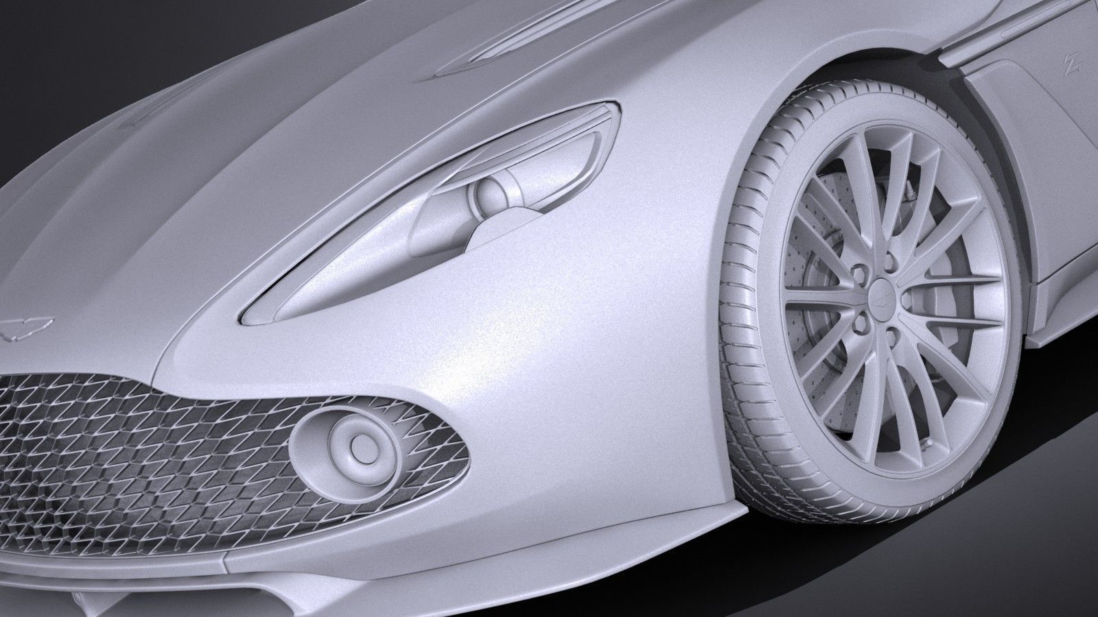 Aston Martin Vanquish Zagato 2017 3D model_9