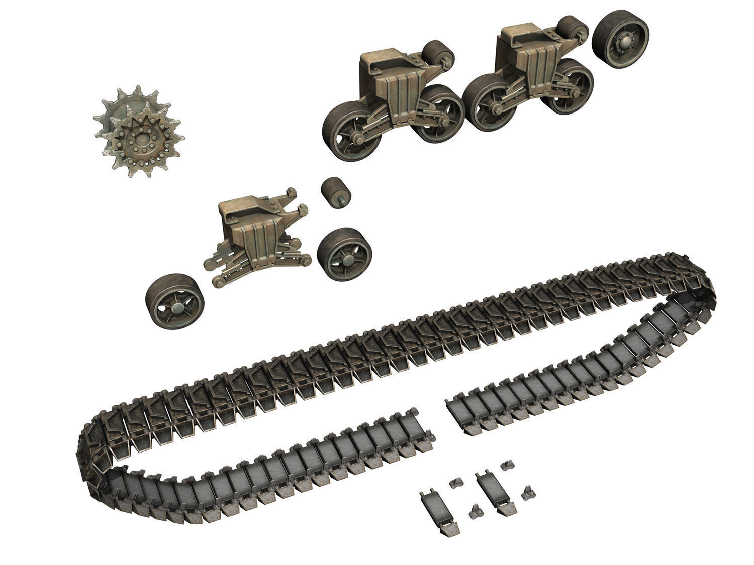 M4A3 75mm - Sherman - 50 3D model_11