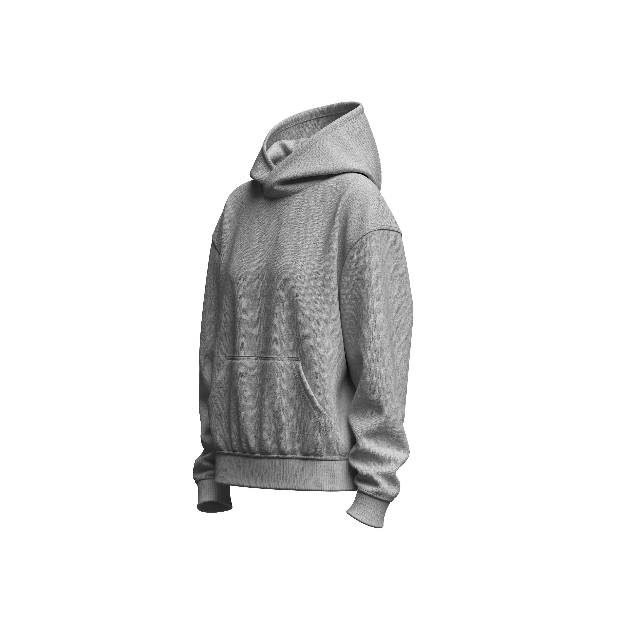 Women Oversize Hoodie 3D model 3D model_6