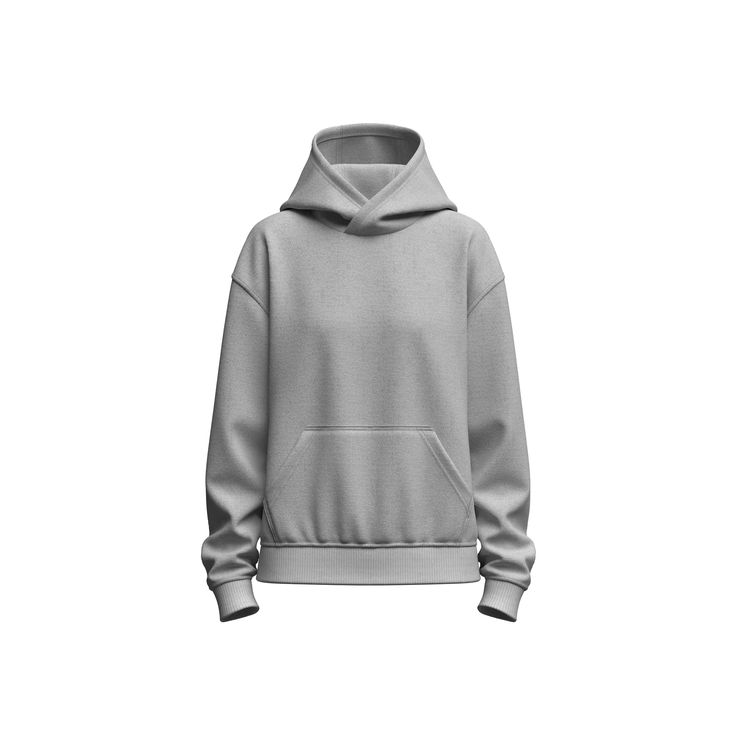 Women Oversize Hoodie 3D model 3D model_14