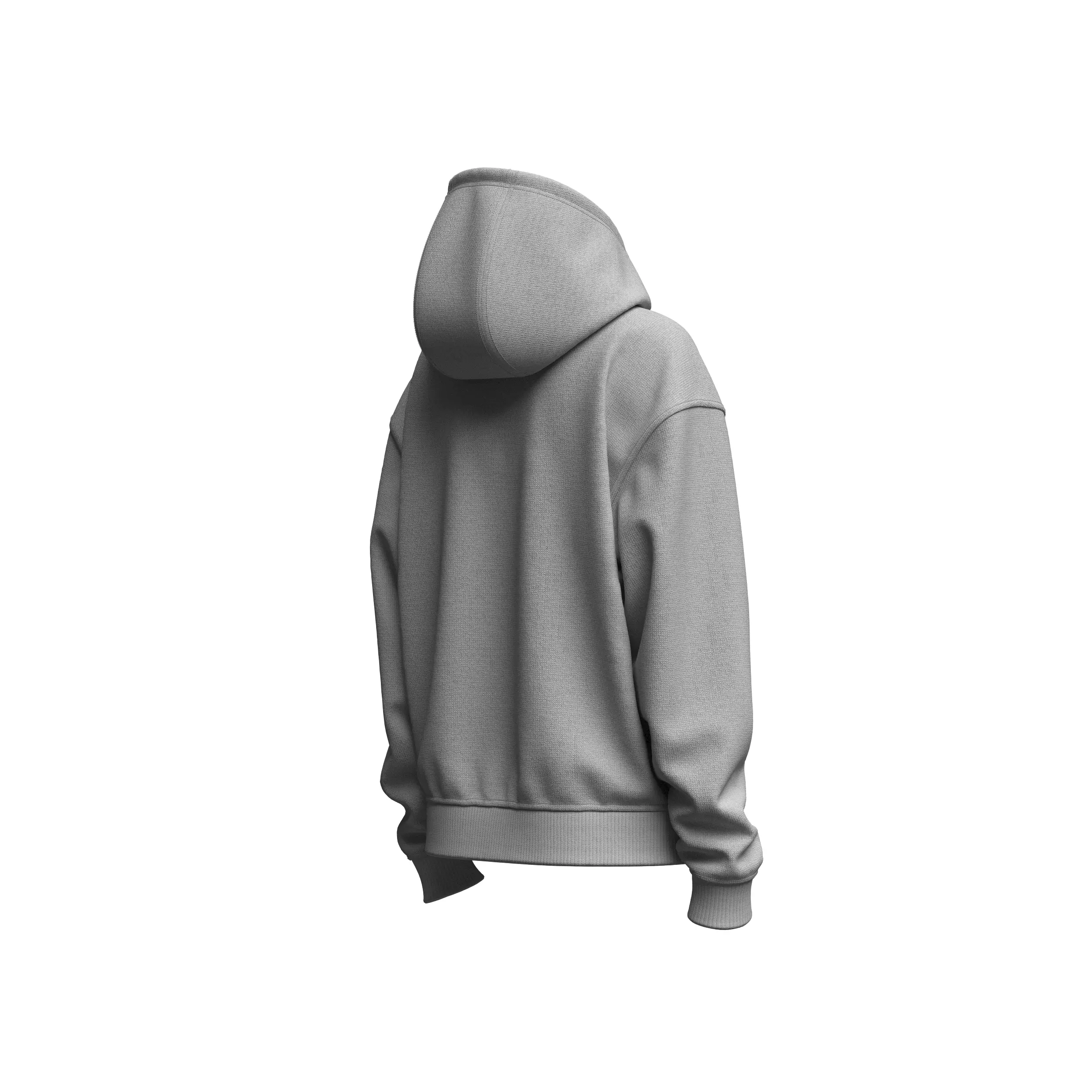 Women Oversize Hoodie 3D model 3D model_10