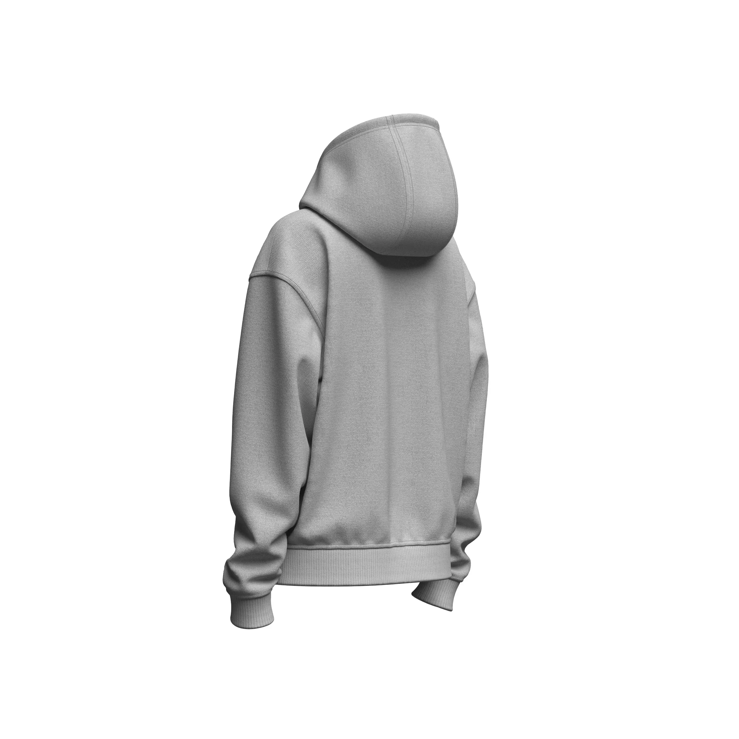 Women Oversize Hoodie 3D model 3D model_11