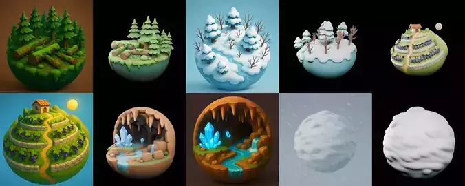 Second Earth bundle 7 pack 100 glb