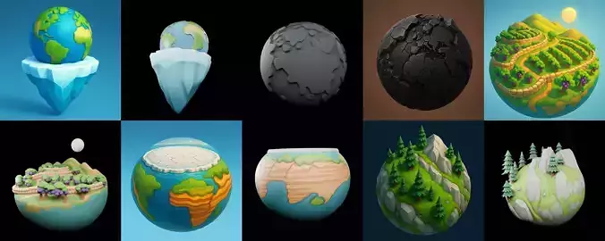 Second Earth bundle 3 pack 100 glb