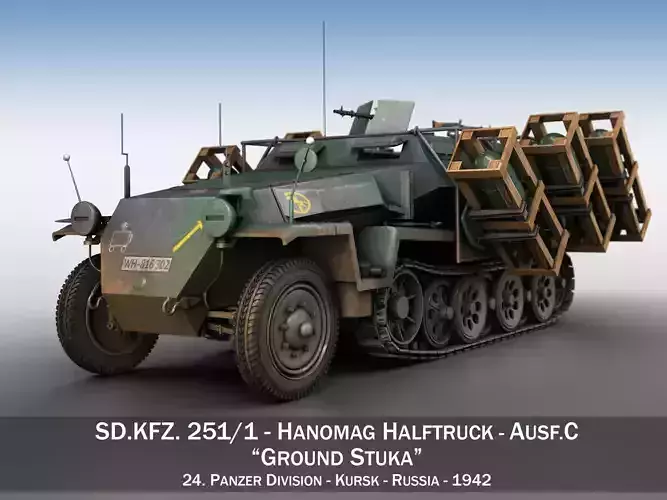 SDKFZ 251 1 - Ausf C - Ground Stuka - 24PD