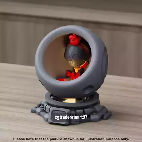 Charcadet in healing machine pods