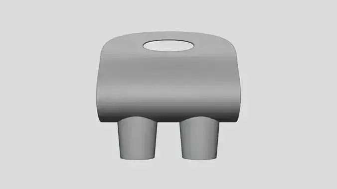 Double Coffee Cup Holder - Geometry Only