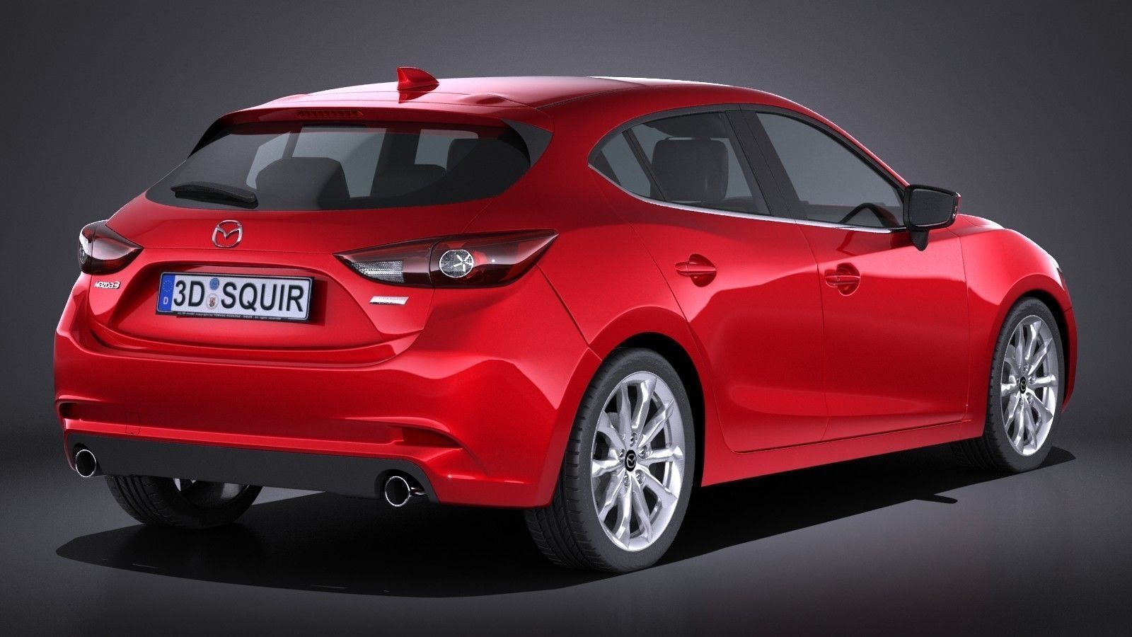 Mazda 3 hatchback 2017 3D model_5