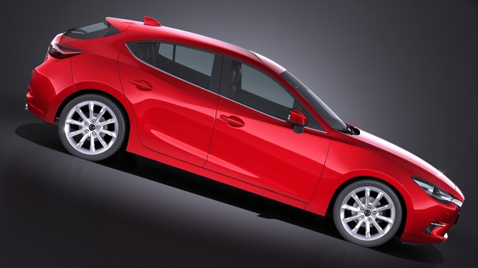 Mazda 3 hatchback 2017 3D model_6