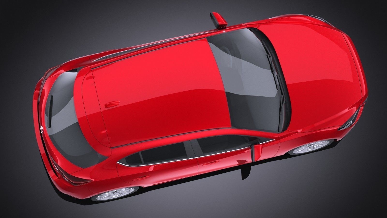 Mazda 3 hatchback 2017 3D model_7