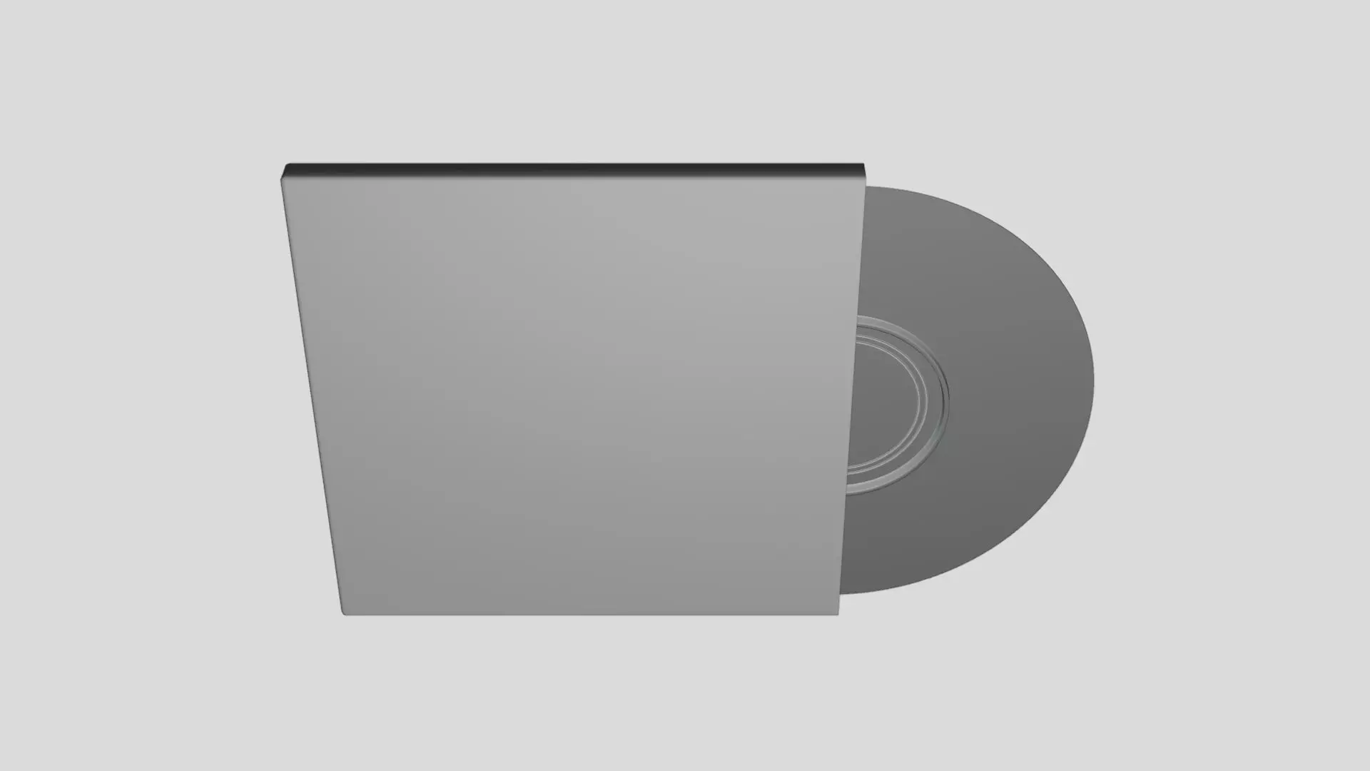 Vinyl Record - Geometry Only No Textures No Materials 3D model_3