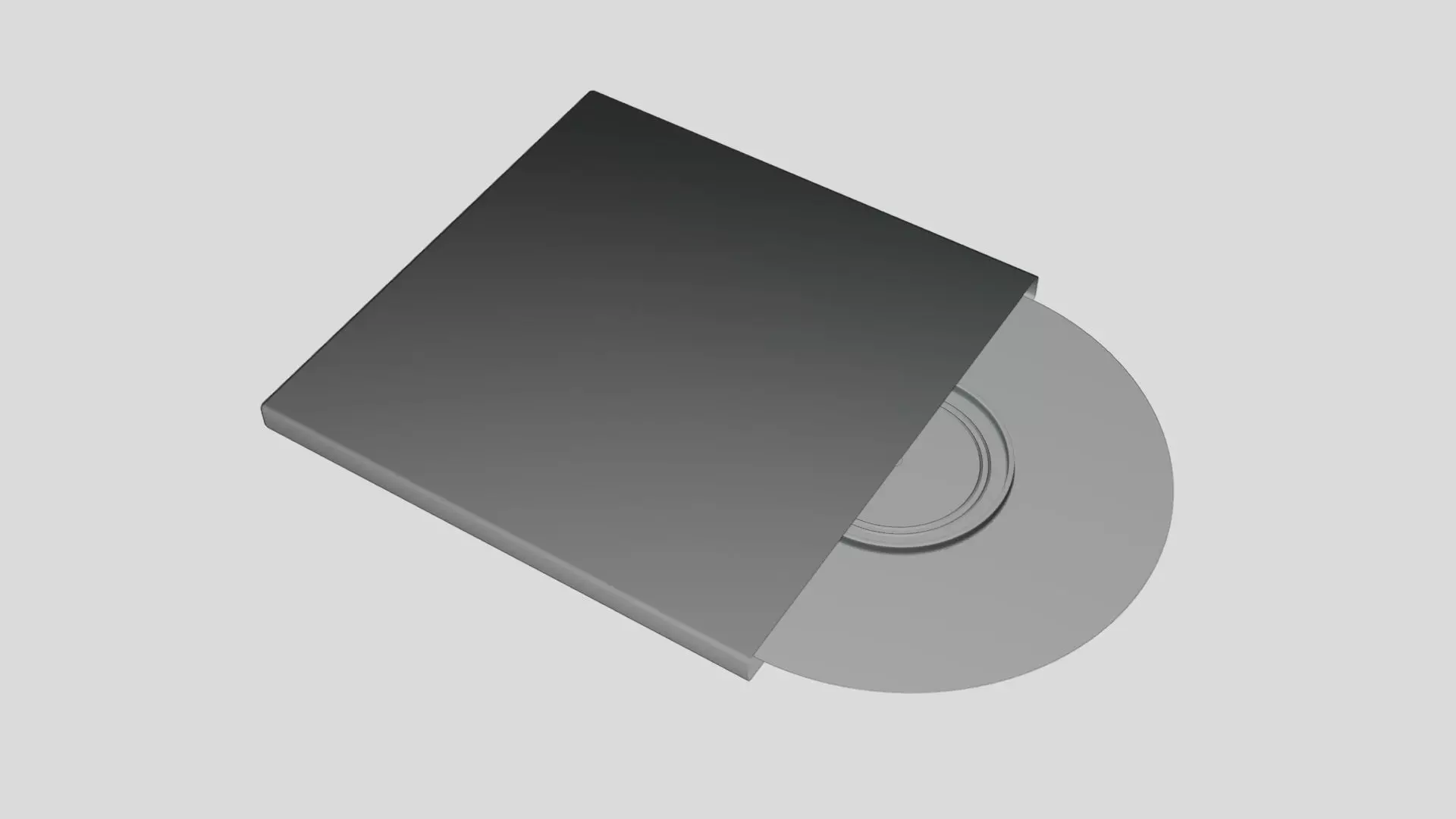 Vinyl Record - Geometry Only No Textures No Materials 3D model_6