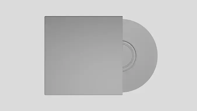 Vinyl Record - Geometry Only No Textures No Materials