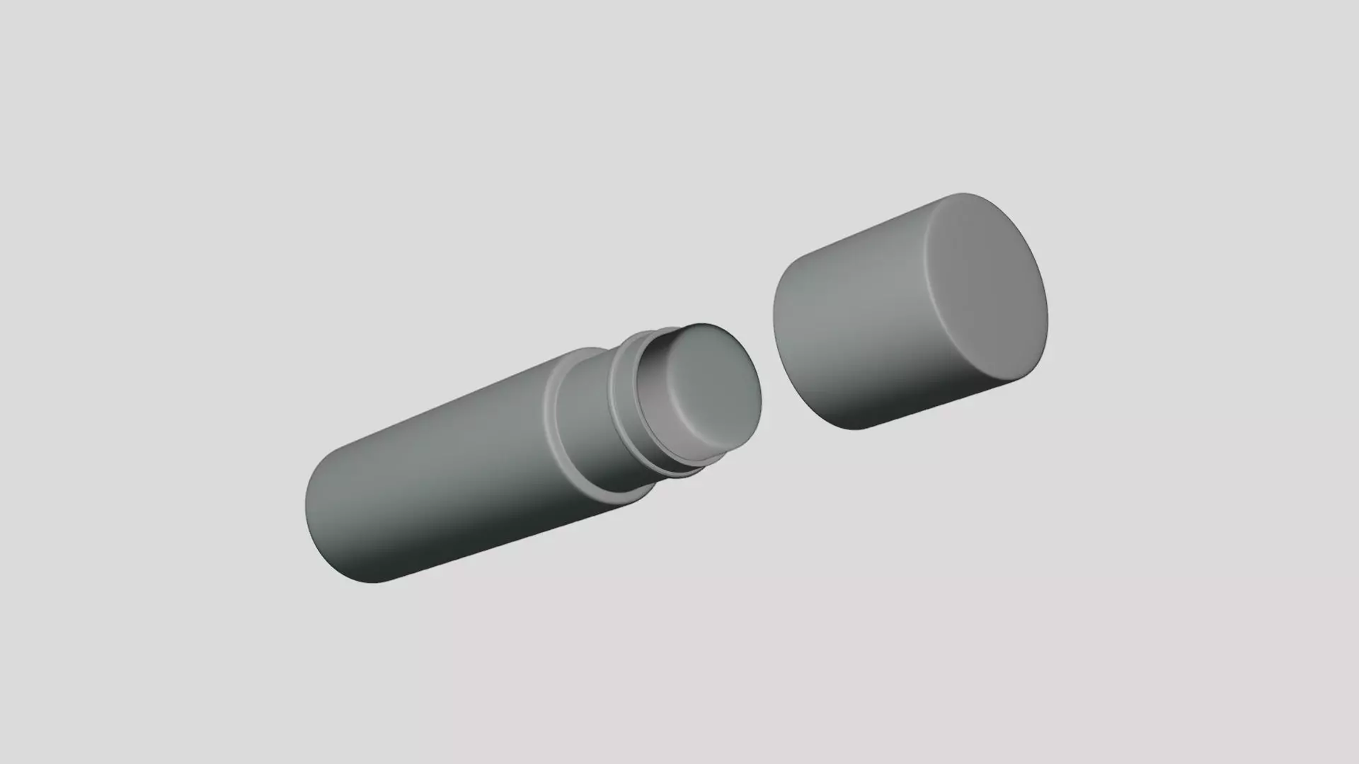 Glue Stick - Geometry Only No Textures No Materials 3D model_5