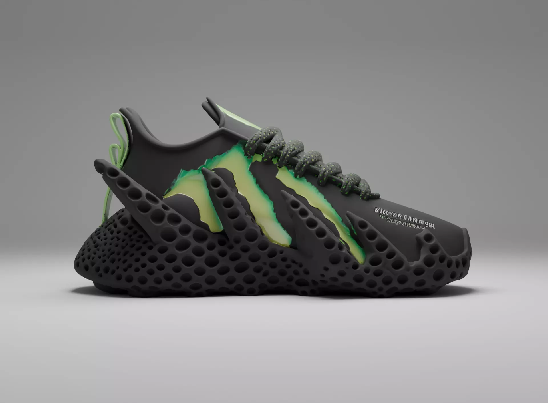 Sneaker concept Monster 3D model_0