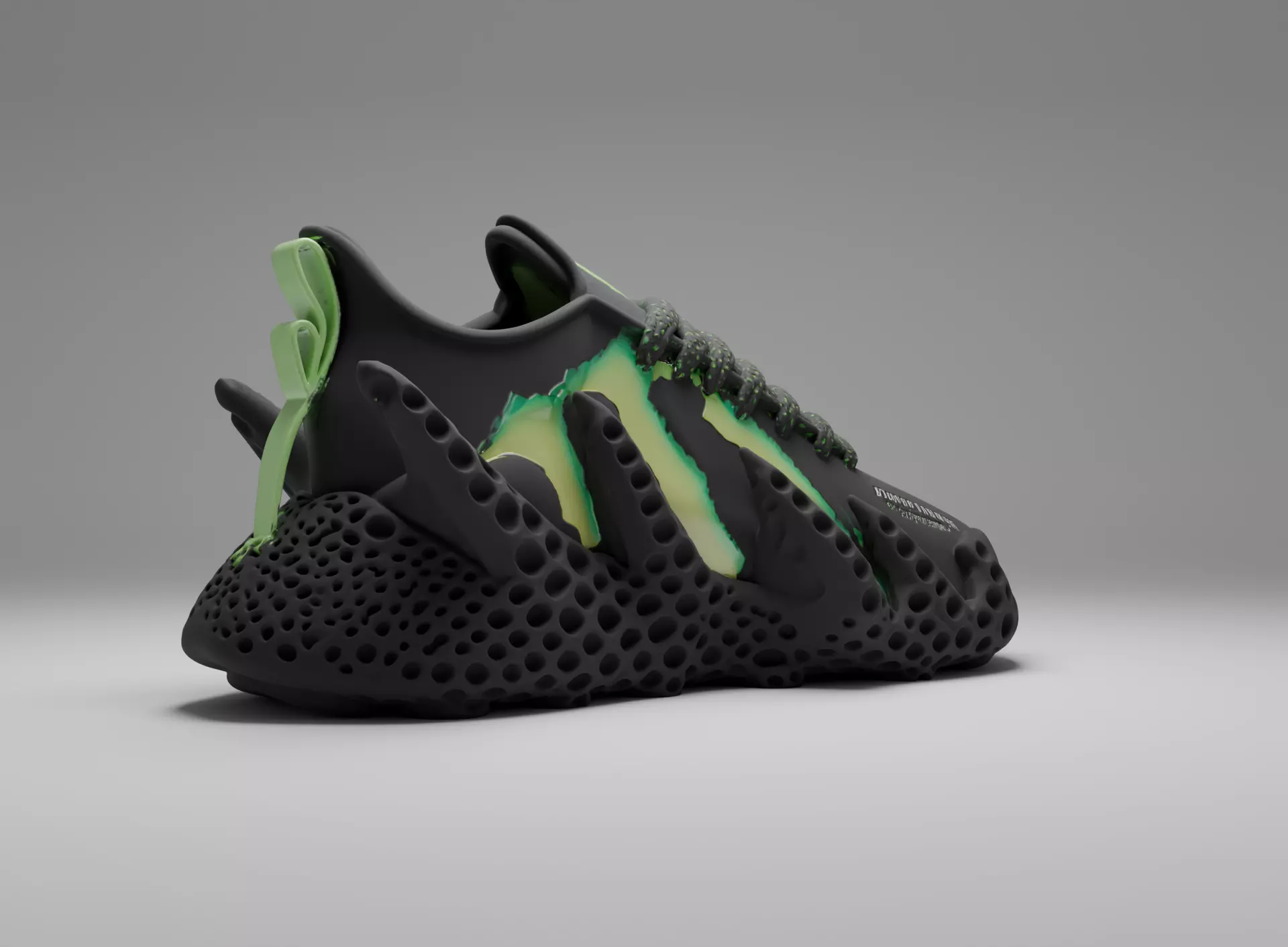 Sneaker concept Monster 3D model_2