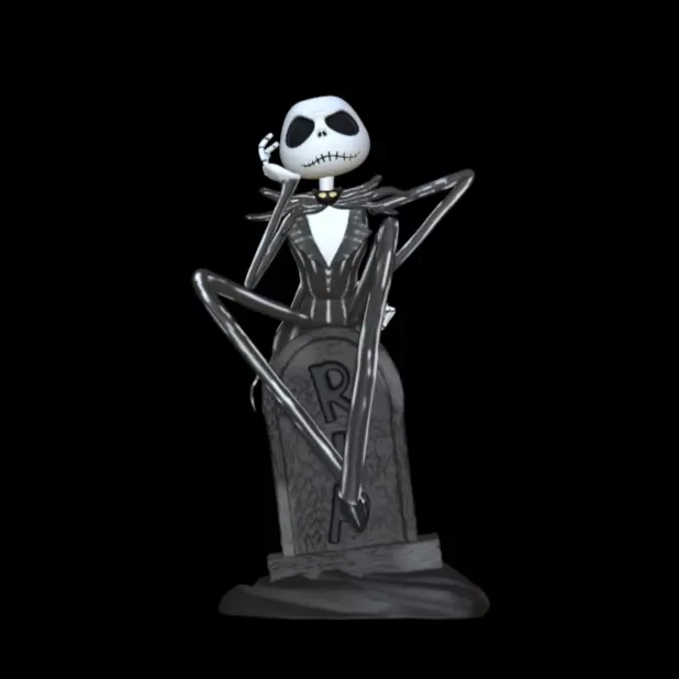 Jack Skellington - Nightmare Before Christmas Figurine  3D print model_0