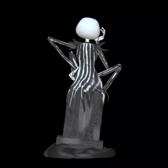 Jack Skellington - Nightmare Before Christmas Figurine  3D print model_3