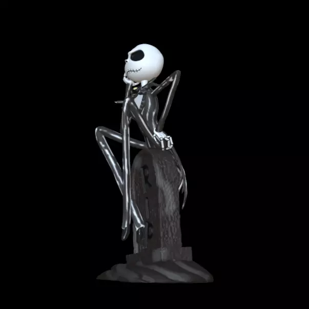 Jack Skellington - Nightmare Before Christmas Figurine  3D print model_1