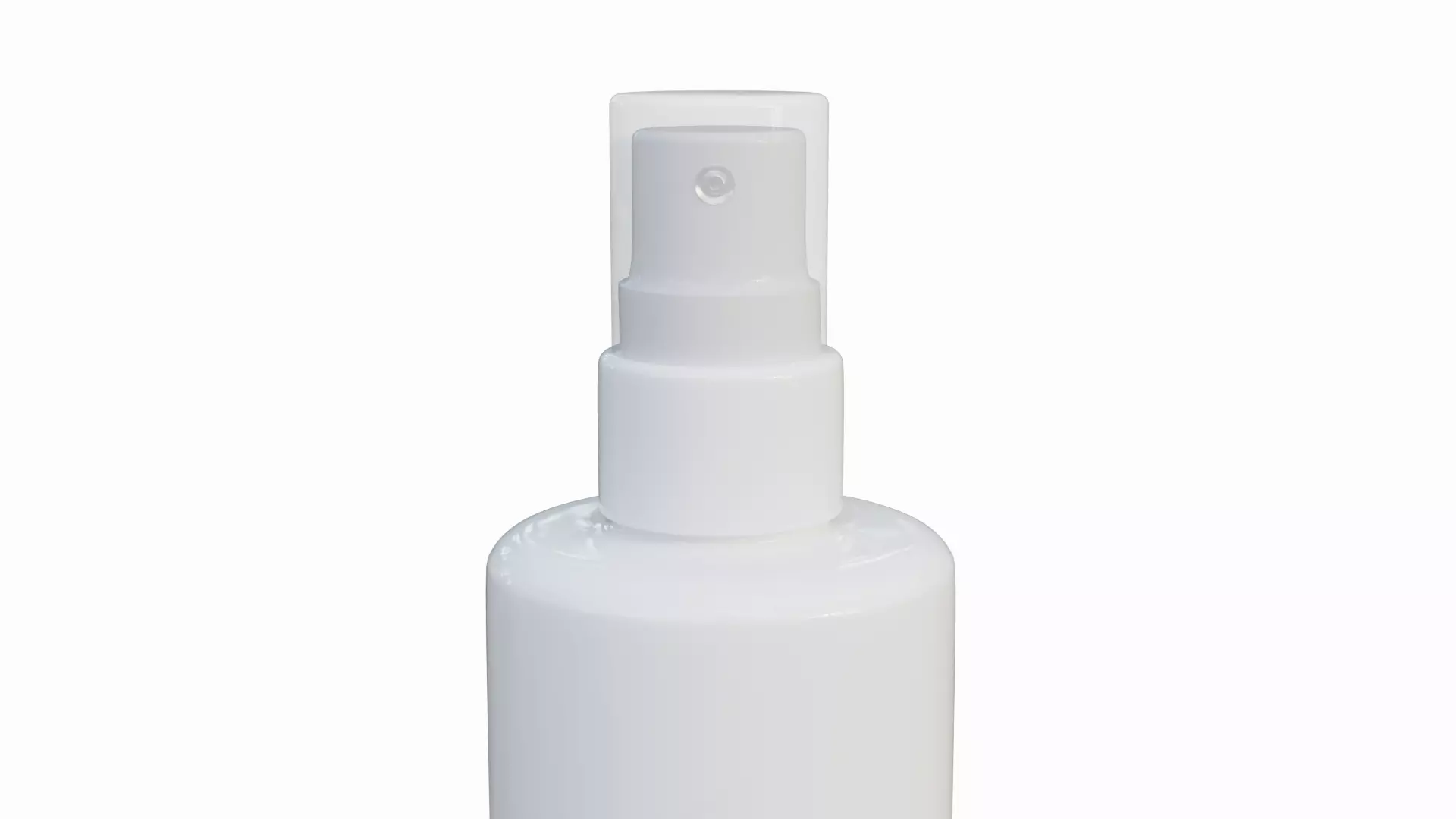 Cosmetic Spray with lid Low-poly 3D model_3