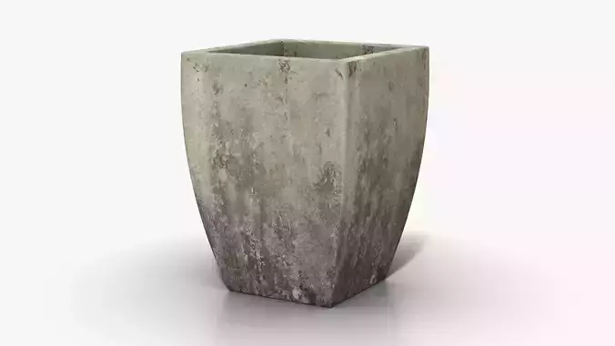 Vase Concrete Quad M