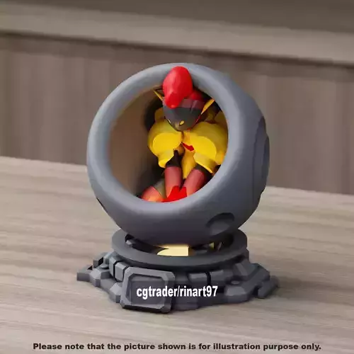 Armarouge in healing machine pods