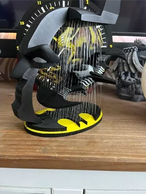 Suspended Batman batwing 3D print model_10