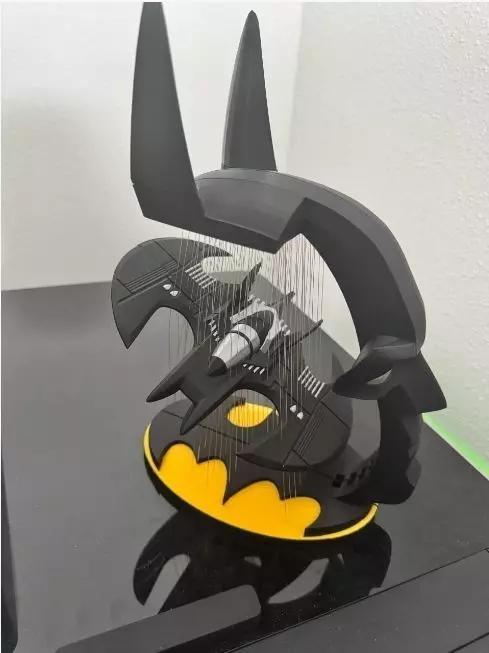 Suspended Batman batwing 3D print model_0
