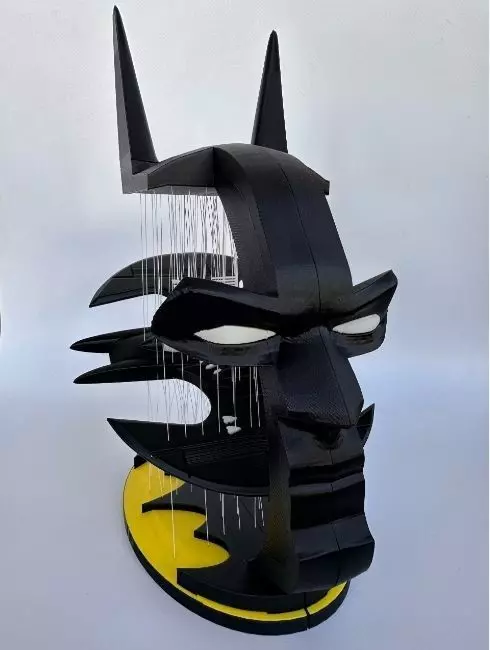 Suspended Batman batwing 3D print model_6