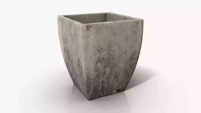 Vase Concrete Quad L