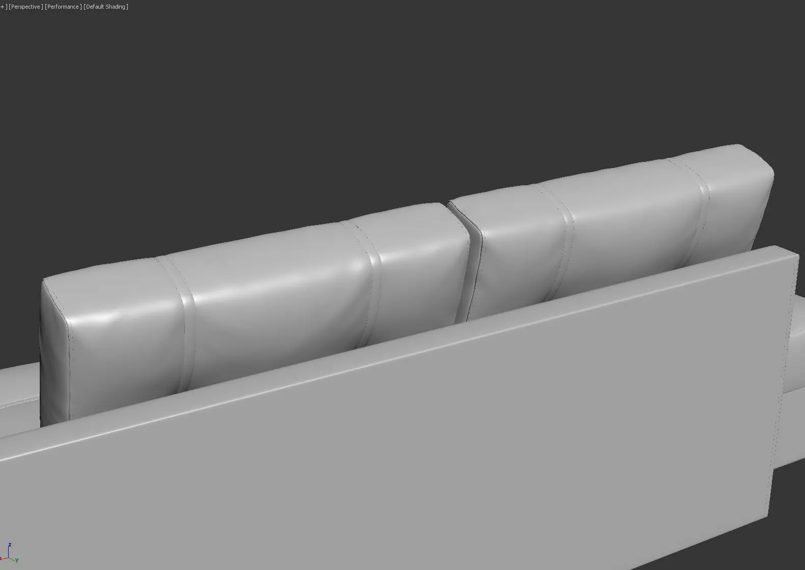 Large L-shaped Sectional Sleeper Sofa - Franchesca 3D model_17