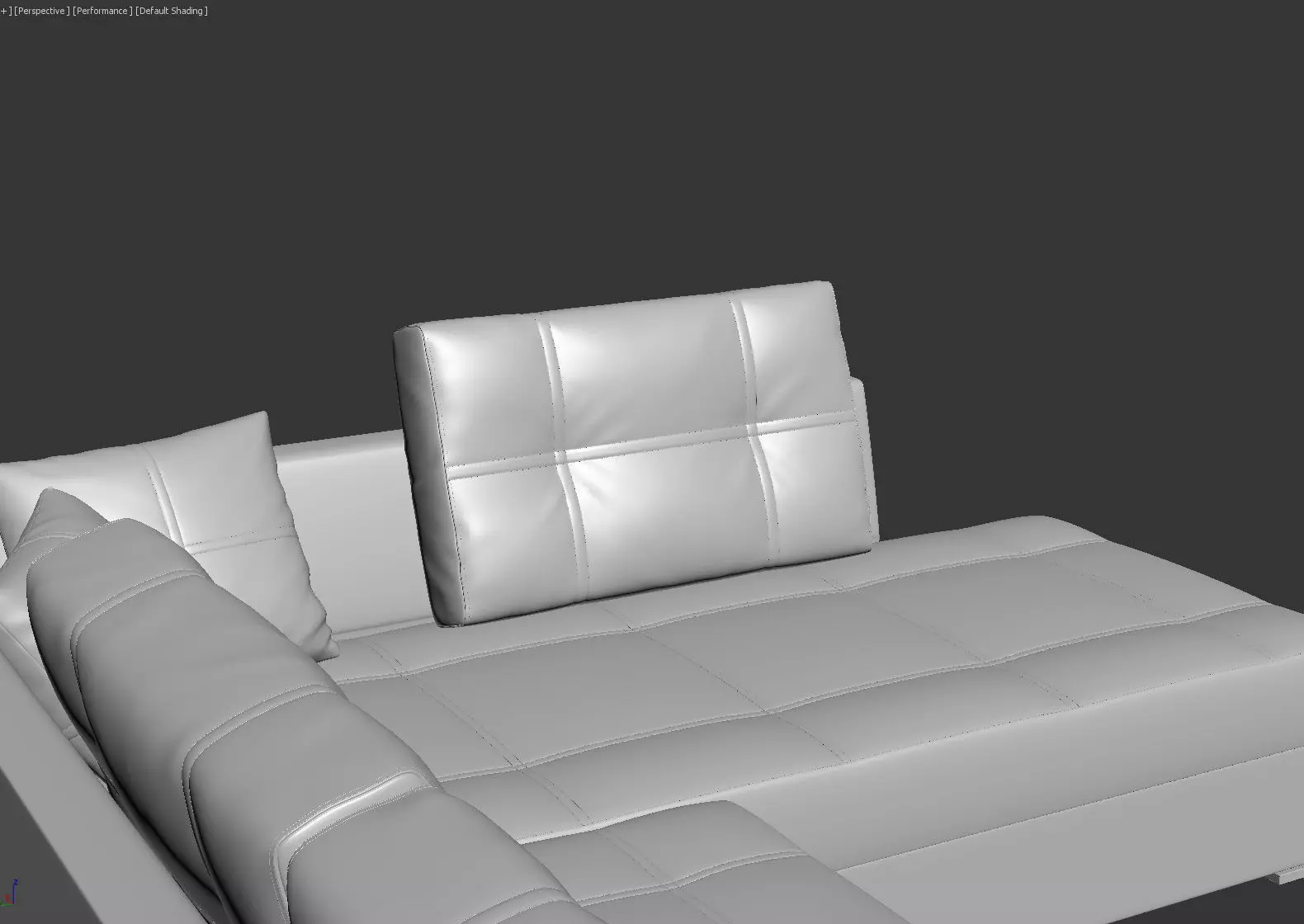 Large L-shaped Sectional Sleeper Sofa - Franchesca 3D model_18