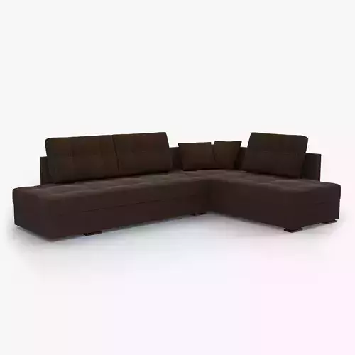 Large L-shaped Sectional Sleeper Sofa - Franchesca 3D model