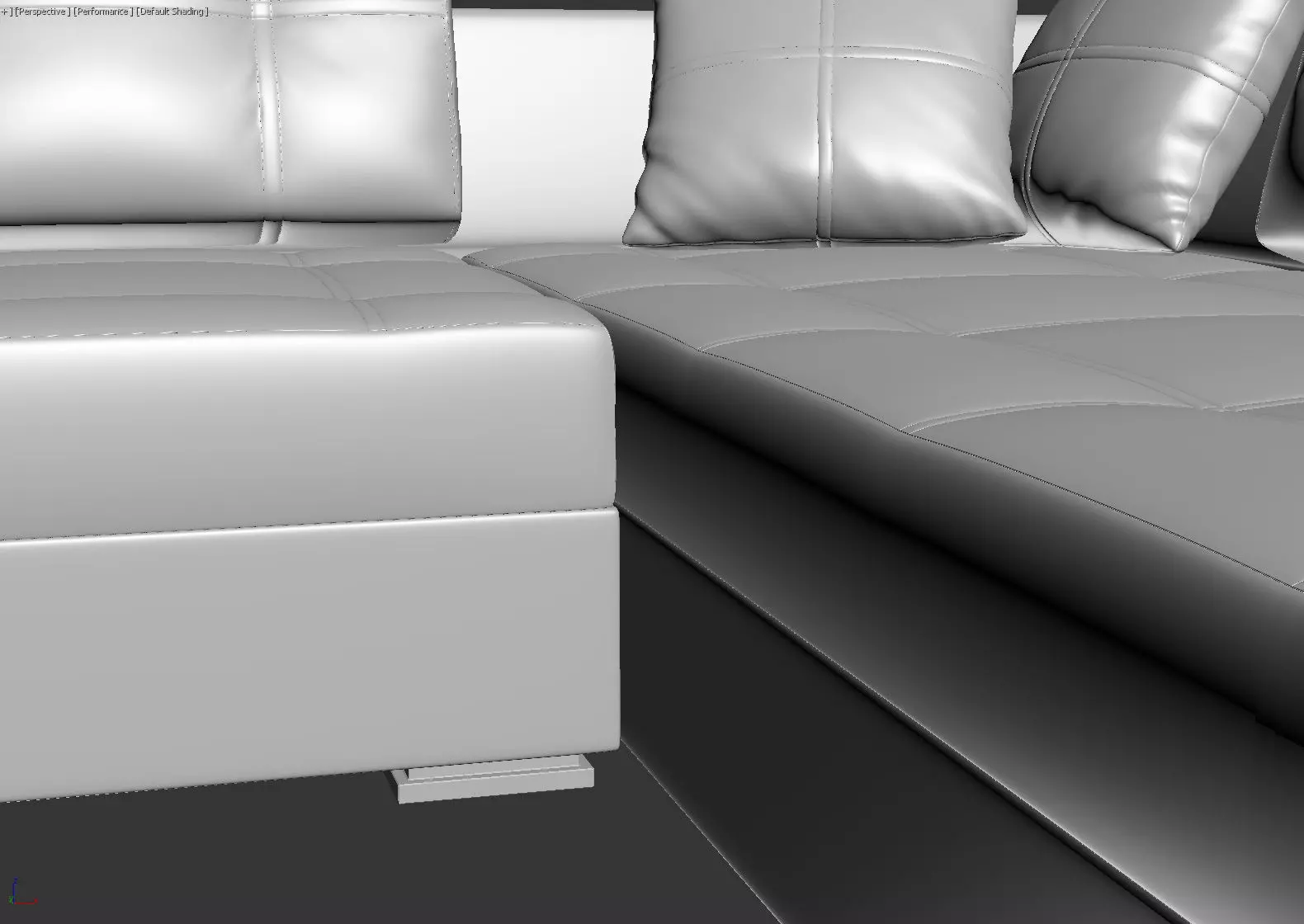 Large L-shaped Sectional Sleeper Sofa - Franchesca 3D model_16