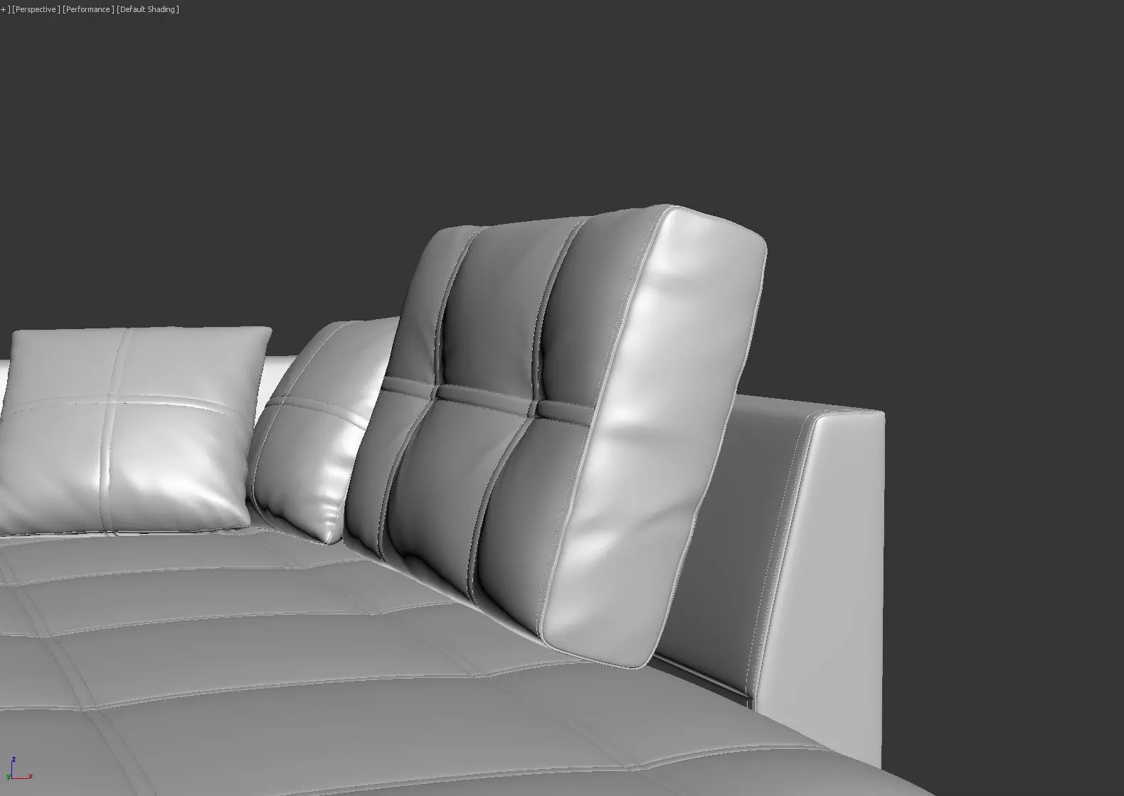 Large L-shaped Sectional Sleeper Sofa - Franchesca 3D model_15
