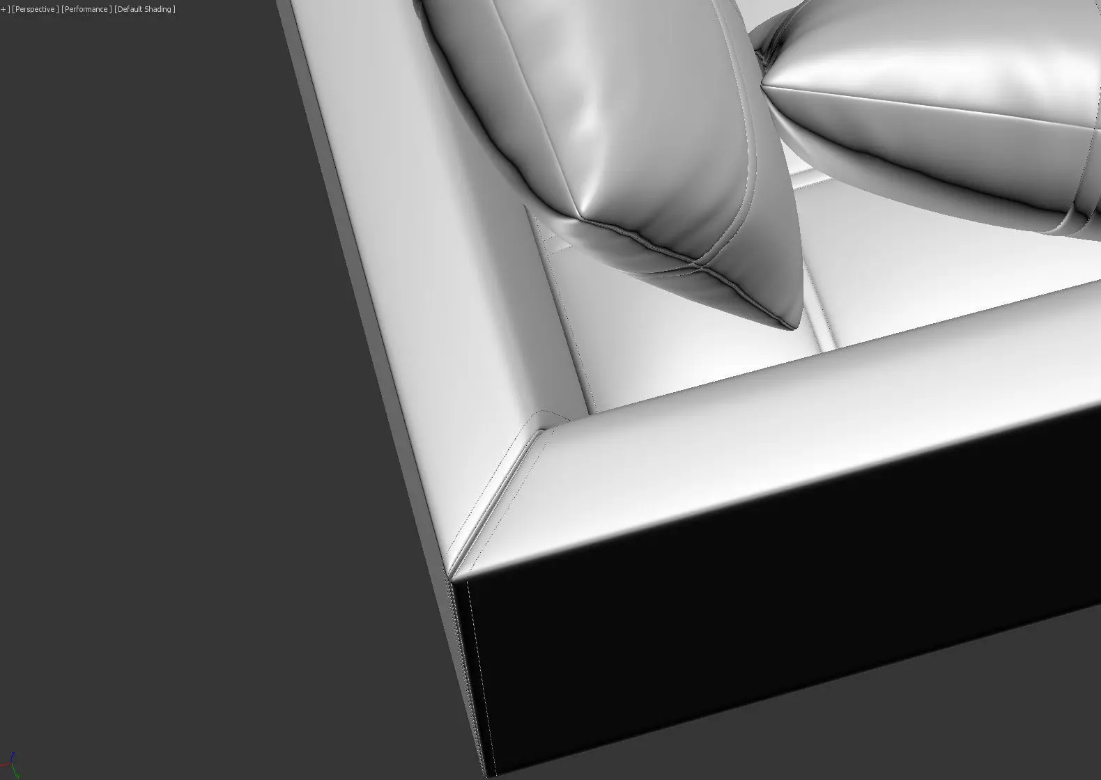 Large L-shaped Sectional Sleeper Sofa - Franchesca 3D model_13