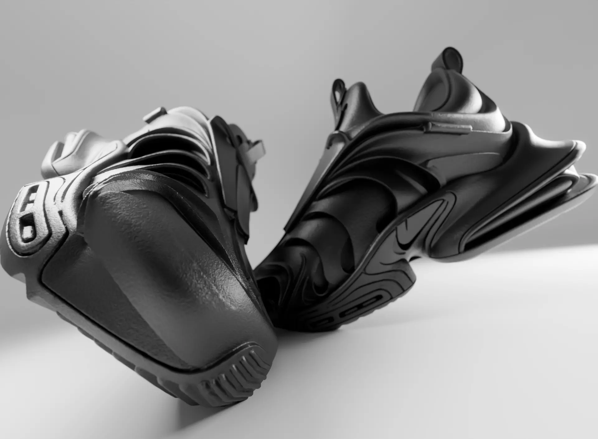 Nike sneaker concept 3D model_3