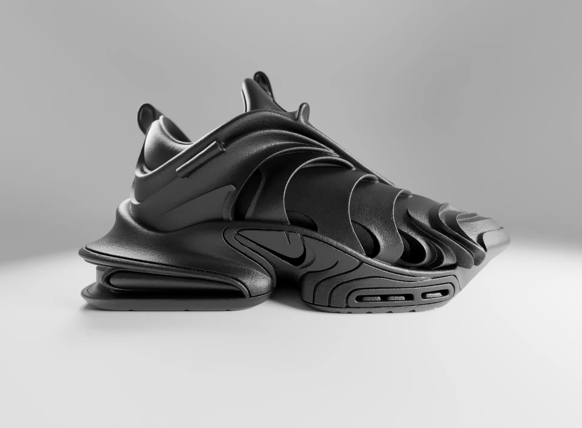 Nike sneaker concept 3D model_1