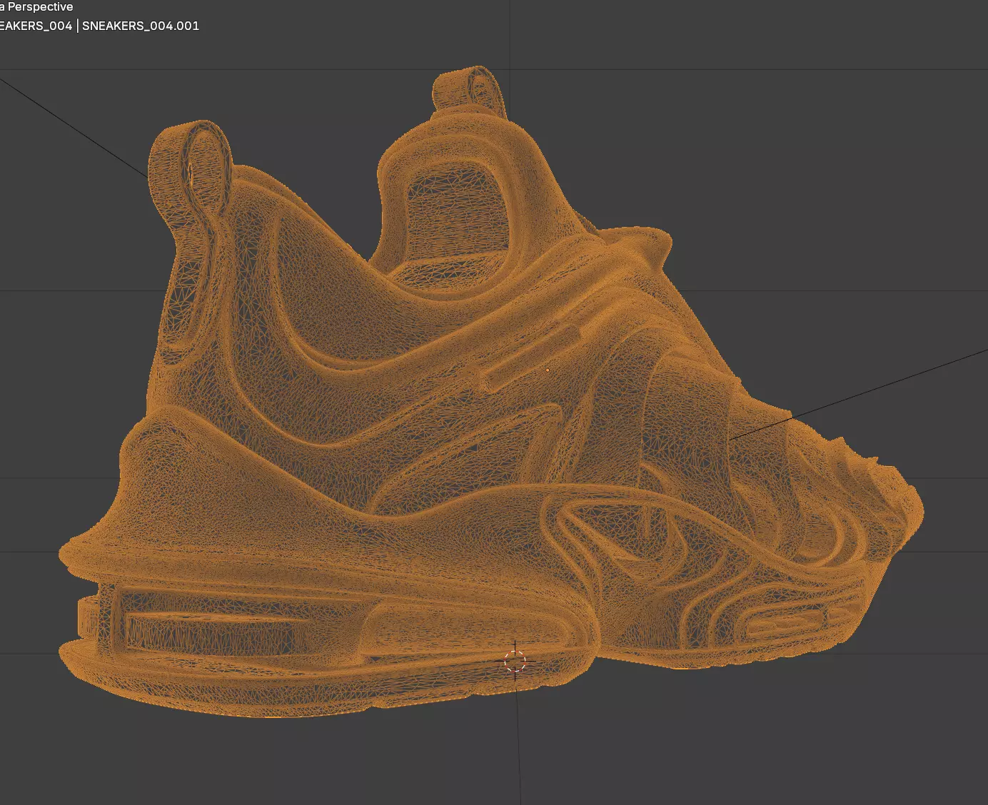 Nike sneaker concept 3D model_12