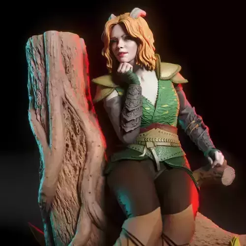 Doric from Dungeons and Dragons 3D print model