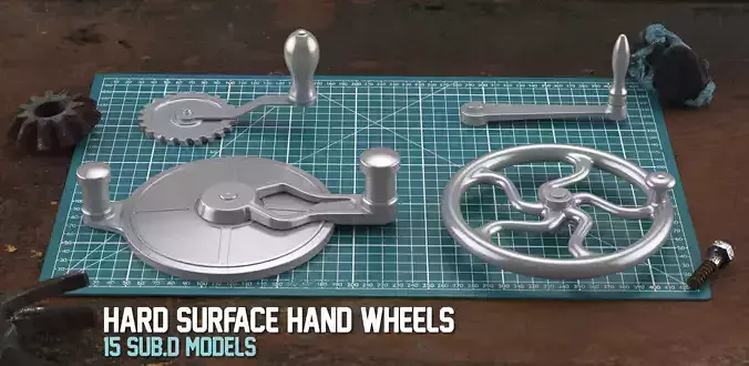 15 Sub-D Hard Surface Hand Wheels