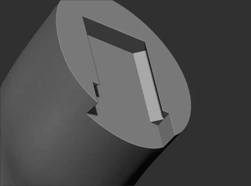 Finger Pointing Wall Art 3D print model_9