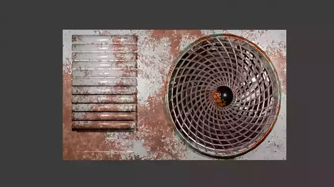 Old rusty Ac 
