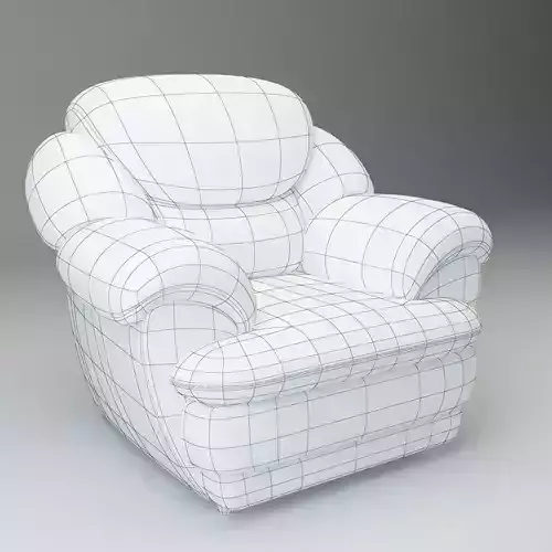 Armchair Osvald - Basic Model 3D model