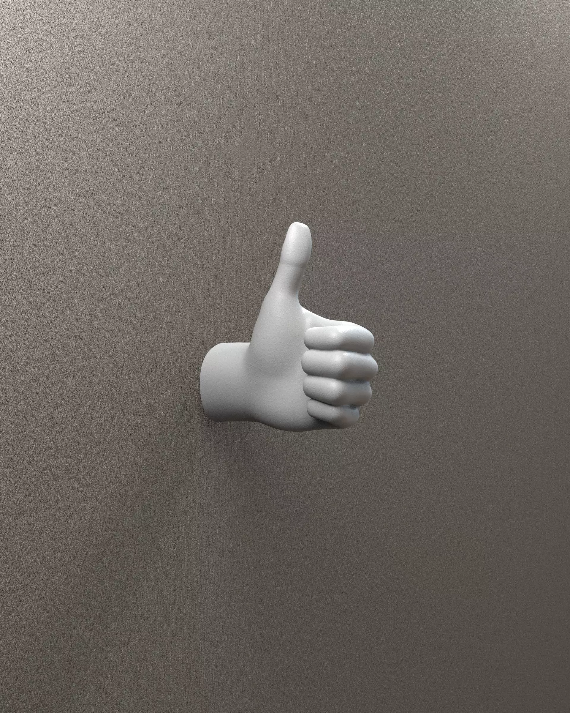 Thumbs Up Printable Wall Art  3D print model_9