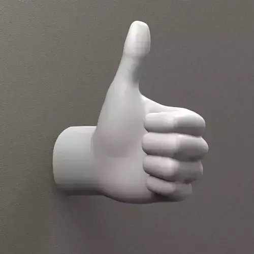 Thumbs Up Printable Wall Art  3D print model