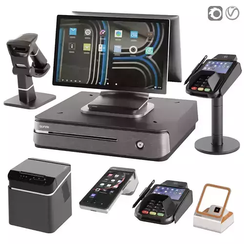 Set of cash register equipment SUNMI