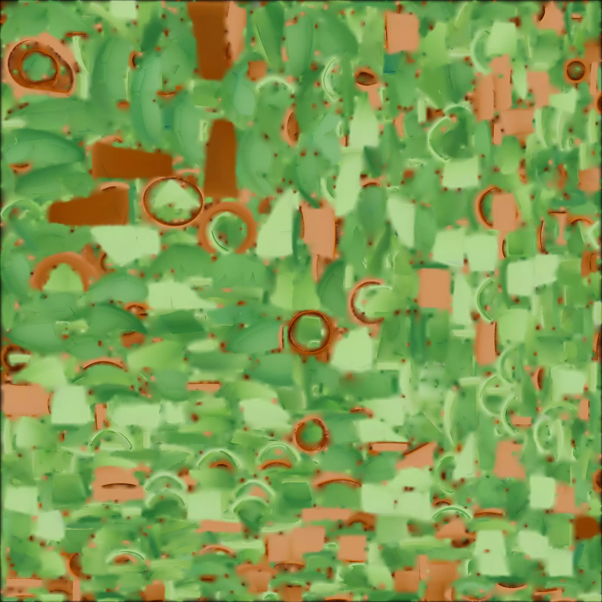 Stylized Cartoon Coconut Palm Tree 3D Model 3D model_1