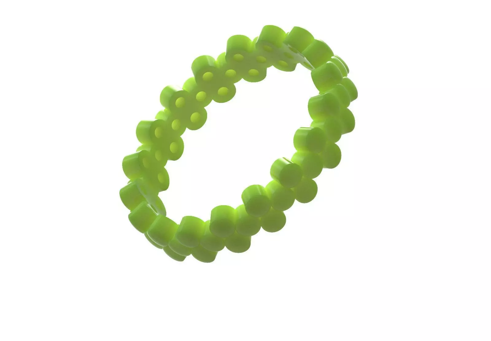 Gold Bubble stl Ring Model gr0132 3D print model_15